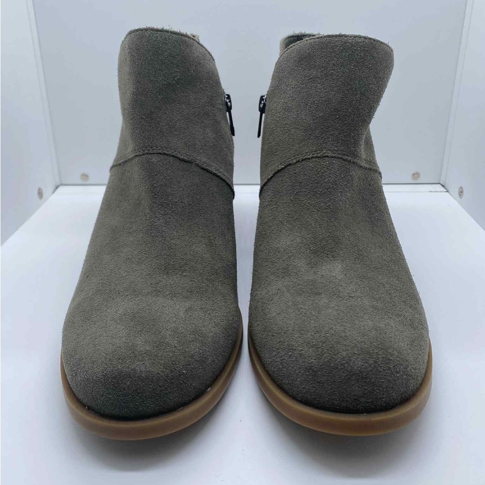 Koolaburra by UGG~Sofiya Suede Leather Ankle Boots Dusty Olive 1096440 Size 10.5 - Picture 2 of 10